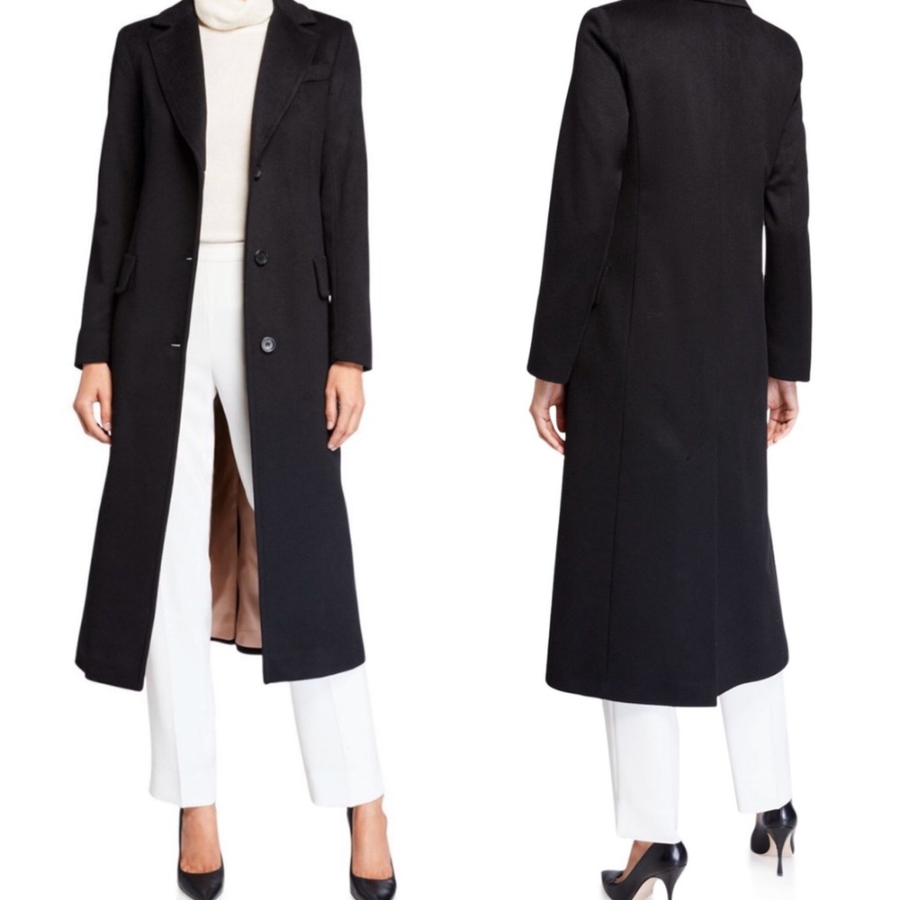 Fleurette Long Wool Coat Size 8 Perfect